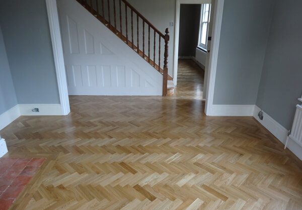 Parquet Flooring (Otherwise known as Herringbone Flooring)