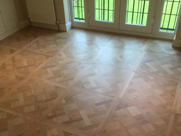 Versailles panels laid in bedroom