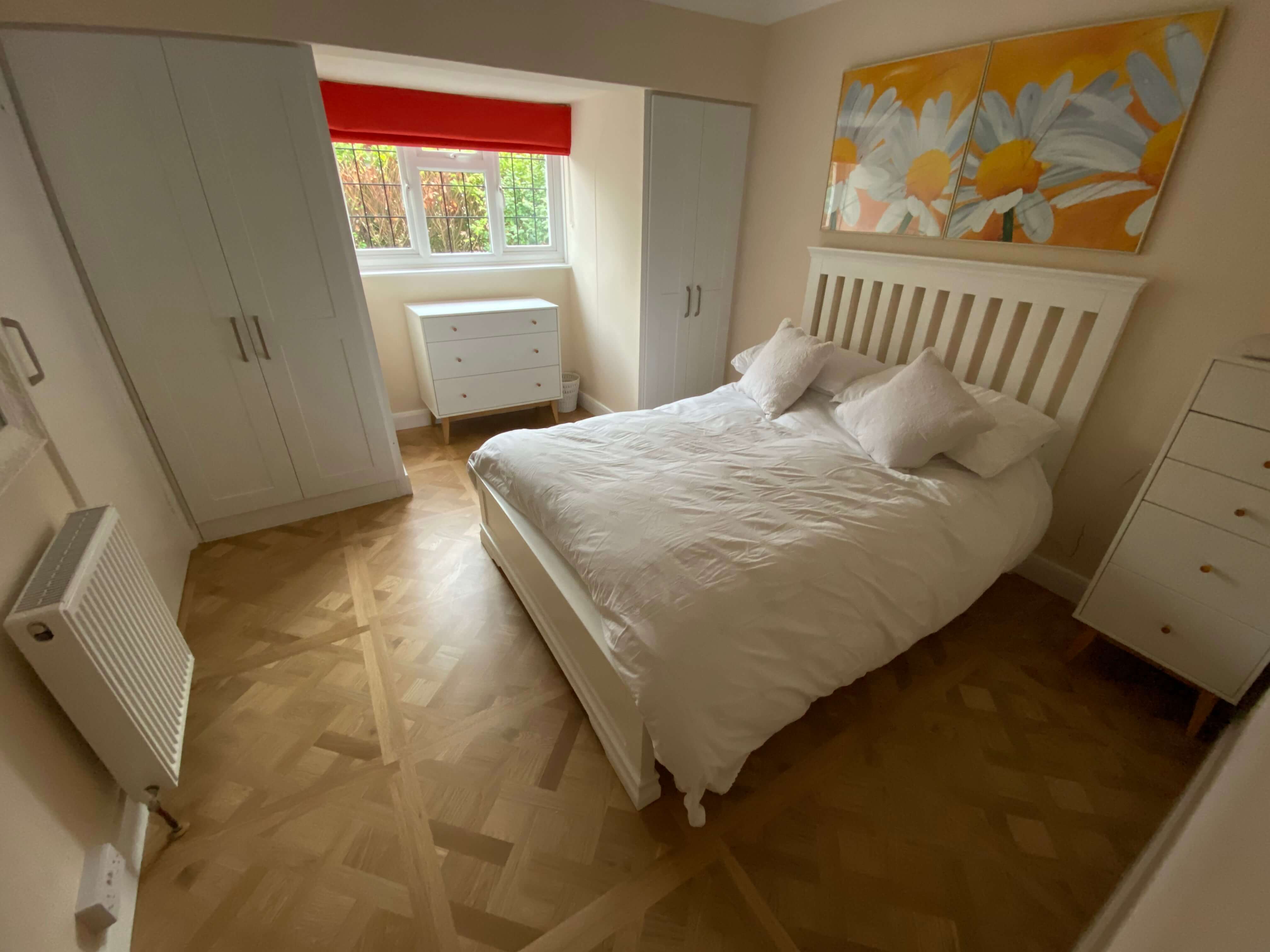 These smart looking panels make this bedroom something to envy