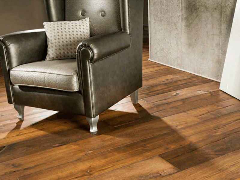 Arm chair on beautiful original timber floor boards