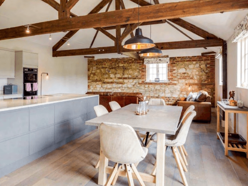 Kitchen hardwood flooring